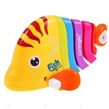 rainbow color wind up fish